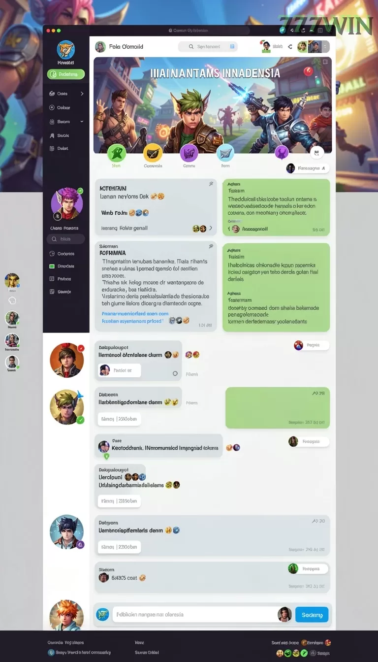 Cuplikan layar menu unduhan 777win untuk perangkat Android